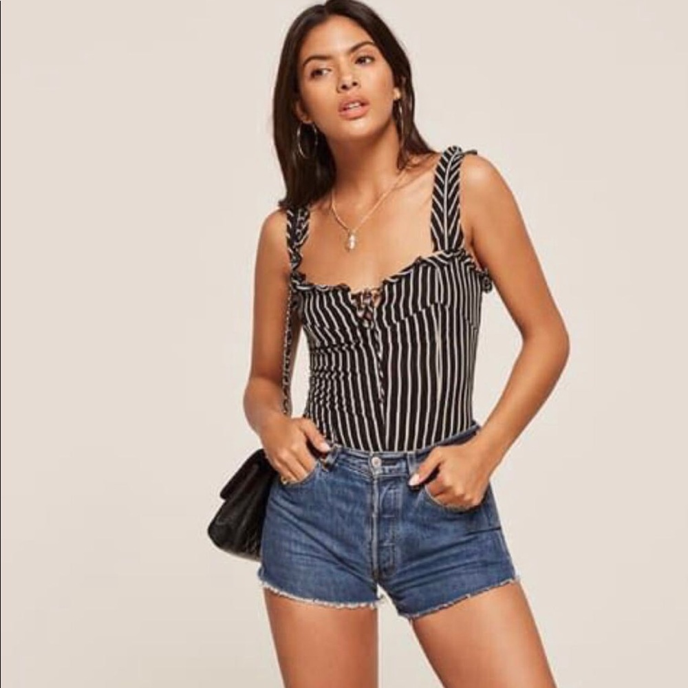 REFORMATION DORADO TOP Size XS